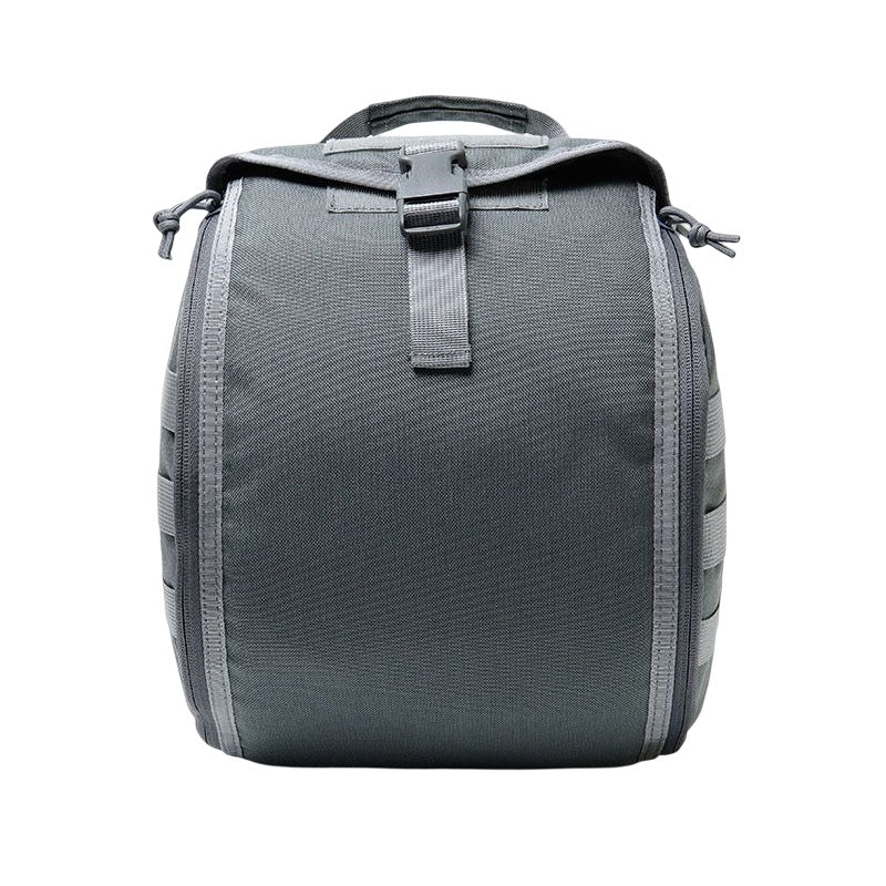 MEDBAG Outdoor Tactical Helmet Bag, Multi-Function Storage in Grey, front view