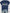 Nurse Care, Inspire, Heal T-Shirt in Royal Blue, front view on a model, tucked into denim shorts