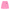 Caduceus unisex loose raw-edge shorts in pink, back view with pocket print
