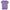 NICU Nurse Colorful Letters T-Shirt in Purple (white font), front view, flat lay on a plain background