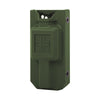 MOLLE Tactical EMT Tourniquet Storage Box, Nylon Quick Pull in Green, front view