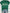 Nurse Care, Inspire, Heal T-Shirt in Meadow Green, front view on a model, tucked into denim shorts