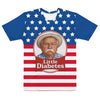 Patriotic Little Diabetes Men’s Cotton T-shirt, front view