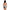 Off-Duty Nurse Pin-Up One-Piece Swimsuit, flat back view, second angle of the color-block print