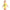 Doctor in Training M.D. baby one-piece bodysuit in yellow, front view