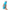 Geo-Retro Nurse Copper Vacuum Insulated Bottle in pebble blue, 22oz front view
