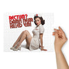 Rectum? Damn Near Killed 'Em! Jigsaw Puzzle with Tin, pin-up nurse and slogan on a glossy jigsaw with printed tin, photo 1