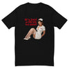 It's Just a Flesh Wound Short Sleeve T-shirt in black, front view