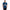 Respira Profundo Nurse men's fitted t-shirt in cool blue — worn by a model, front view of the 1950s pin-up nurse with a stethoscope above a Respira Profundo badge