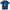 Abre La Boca men's fitted t-shirt in cool blue — flat front view of the kneeling 1950s pin-up nurse under ABRE LA BOCA in block capitals