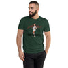 Just For The Record Unisex Short Sleeve T-shirt, pin-up nurse with a syringe and the slogan on a fitted tee, photo 6