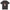 Relajar Señor Nurse men's fitted t-shirt in graphite black — front view of the seated 1950s pin-up nurse holding a stethoscope under the Relajar Señor script lettering