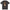 Abre La Boca men's fitted t-shirt in graphite black — flat front view of the kneeling 1950s pin-up nurse under ABRE LA BOCA in block capitals