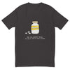 Graphite Black Are You Aspirin fitted t-shirt, flat lay, front view