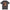 Future Firefighter in the Making form-fitting t-shirt in Heavy Metal, flat front view of the vintage service-poster illustration of a firefighter and a 1950s pin-up nurse in front of a flag roundel, under an arched FUTURE FIREFIGHTER IN THE MAKING banner