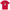 Just The Tip Fitted T-shirt in red, front view