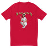 Just The Tip Fitted T-shirt in red, front view