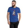 Doctor Is It Hot in Here? Short Sleeve T-shirt in royal blue, front view