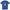 Things Are About to Get Really Weird men's fitted t-shirt in royal blue — flat front view of the retro pin-up nurse holding a syringe under lettering