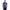 Things Are About to Get Really Weird men's fitted t-shirt in royal blue — worn by a model, front view of the retro pin-up nurse holding a syringe under lettering