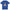 Respira Profundo Nurse men's fitted t-shirt in royal blue — flat front view of the 1950s pin-up nurse with a stethoscope above a Respira Profundo badge