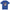 Rectum? Damn Near Killed 'Em! men's fitted t-shirt in royal blue — flat front view of the seated 1950s pin-up nurse beside the RECTUM? Damn Near Killed 'Em! slogan lettering
