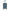 Medical Caduceus Hard-Shell Suitcase, small carry-on, front view: caduceus pattern on an ocean blue polycarbonate shell