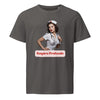 Respira Profundo Unisex Organic Mid-Light T-shirt in anthracite, front view