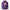 What's Hotter Than a Firefighter? unisex hoodie in Purple, flat front view of the 1950s pin-up nurse standing behind a two-line script banner