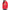 What's Hotter Than a Firefighter? unisex hoodie in Team Red, worn by a model, front view of the 1950s pin-up nurse standing behind a two-line script banner
