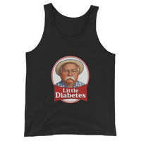 Little Diabetes Unisex Tank Top, front view
