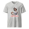 Respira Profundo V-Neck T-Shirt in athletic heather, front view