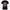 Nurse Mode Activated women's softstyle t-shirt in black — flat front view of the nurse-cap badge reading NURSE MODE ACTIVATED