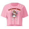 Go Go Gadget Nurse women's crop top in bubblegum, front view