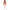 Certified High Maintenance, Ask My Cardiologist women's high-waisted t-shirt in Red Sorbet, full-length view on a model with curly hair, jeans and sneakers