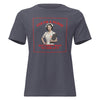 Yes I'm a Nurse, But I Don't Want to Look at It women's relaxed t-shirt in heather navy, front view