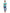Full-length view of the Turquoise Nurses Like It Harder Faster Deeper CPR v-neck t-shirt worn with jeans