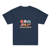 Organ Friends youth t-shirt in navy, front view