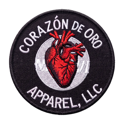 Anatomical heart emblem