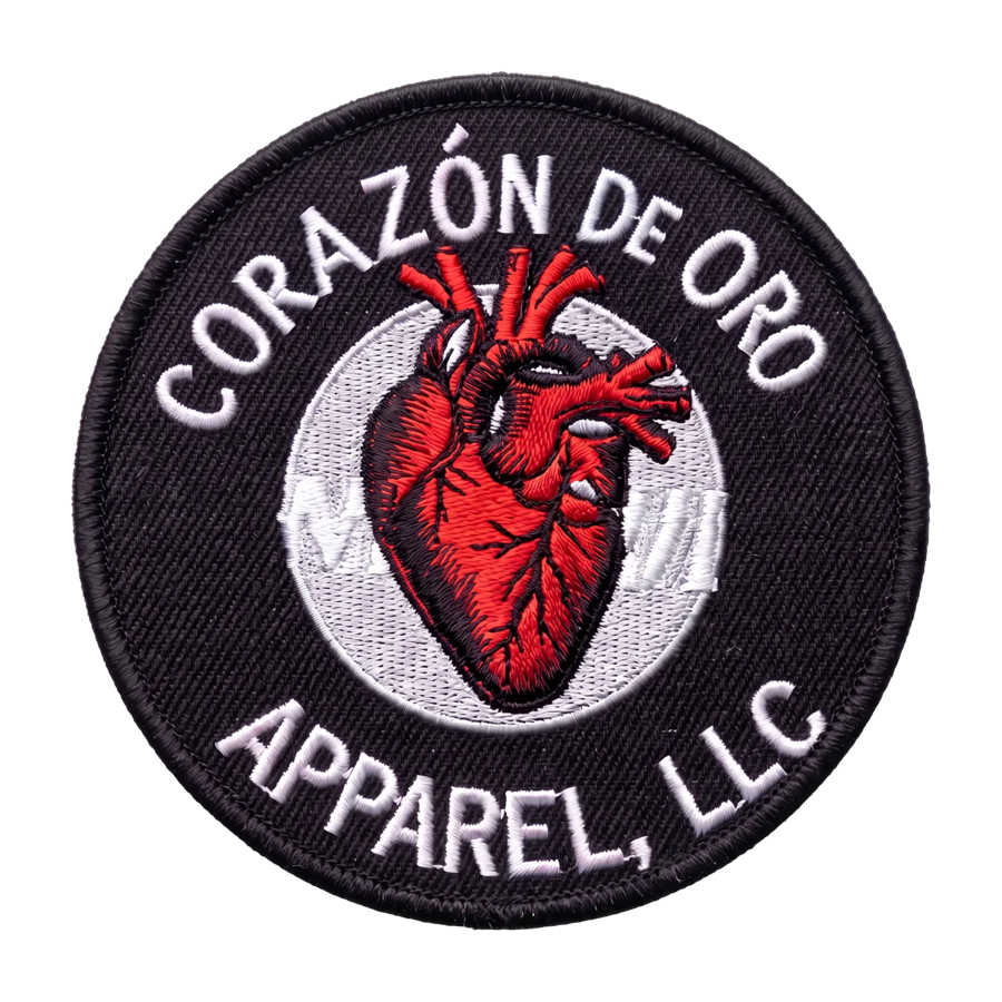 Corazón De Oro Apparel — Embroidered Patch